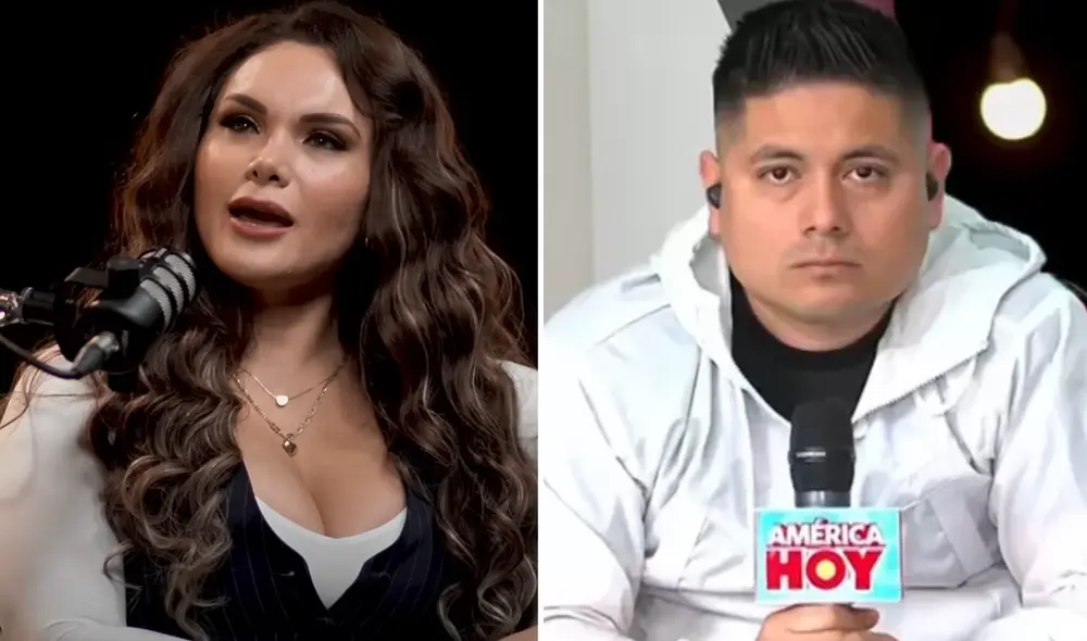 Génesis Tapia anunció el final de su matrimonio con Kike Márquez tras ocho años juntos. Foto: Composición LR/Captura Youtube/Captura América TV Génesis Tapia anunció el final de su matrimonio con Kike Márquez tras ocho años juntos. Foto: Composición LR/Captura Youtube/Captura América TV