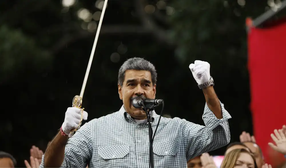 Nicolás Maduro mantiene una campaña de odio contra sus opositores luego de cometer el fraude del 28 de julio. Foto: AFP Nicolás Maduro mantiene una campaña de odio contra sus opositores luego de cometer el fraude del 28 de julio. Foto: AFP