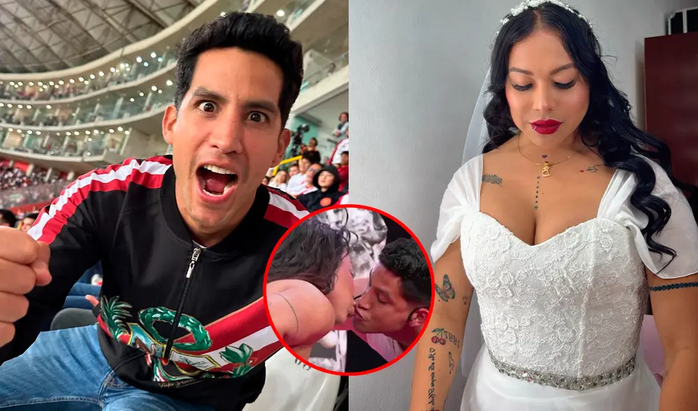 Dayanita y Santiago Suárez se dieron un beso hace unos días. Foto: Composición LR/Captura/Instagram Dayanita y Santiago Suárez se dieron un beso hace unos días. Foto: Composición LR/Captura/Instagram