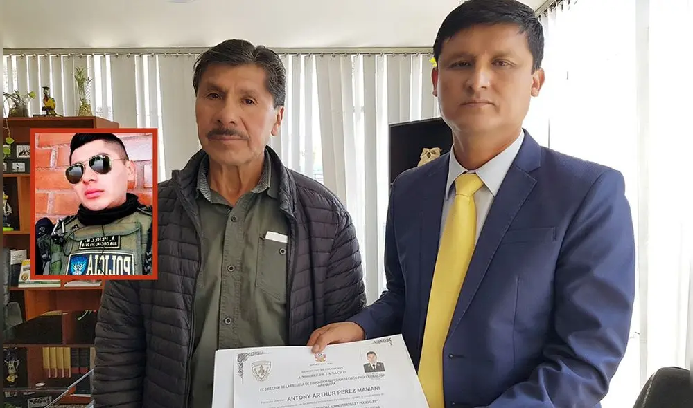 Abogado y padre de agente policial. Foto: composición LR/Wilder Pari Abogado y padre de agente policial. Foto: composición LR/Wilder Pari