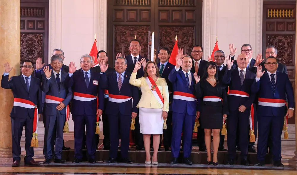 Este martes 3, Dina Boluarte realizó cuatro cambios en el Gabinete Adrianzén. Foto: Andina