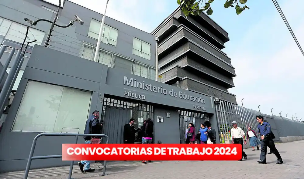 La convocatoria de trabajo es hasta el 13 de setiembre. Foto: Andina La convocatoria de trabajo es hasta el 13 de setiembre. Foto: Andina