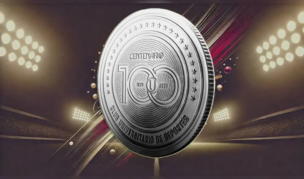 La medalla conmemorativa lanzada en honor al centenario de Universitario de Deportes cuesta S/ 350. Foto: composición LR/IA/Tienda crema