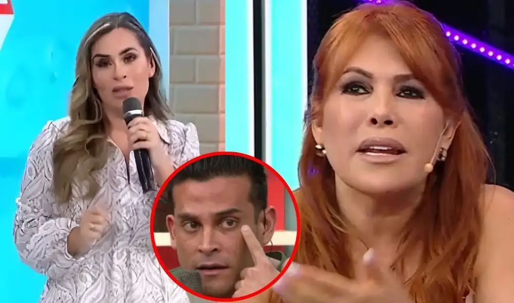 Magaly Medina cuestionó duramente a Ethel Pozo por criticar la infidelidad. Foto: composición LrR/captura Magaly Medina cuestionó duramente a Ethel Pozo por criticar la infidelidad. Foto: composición LrR/captura