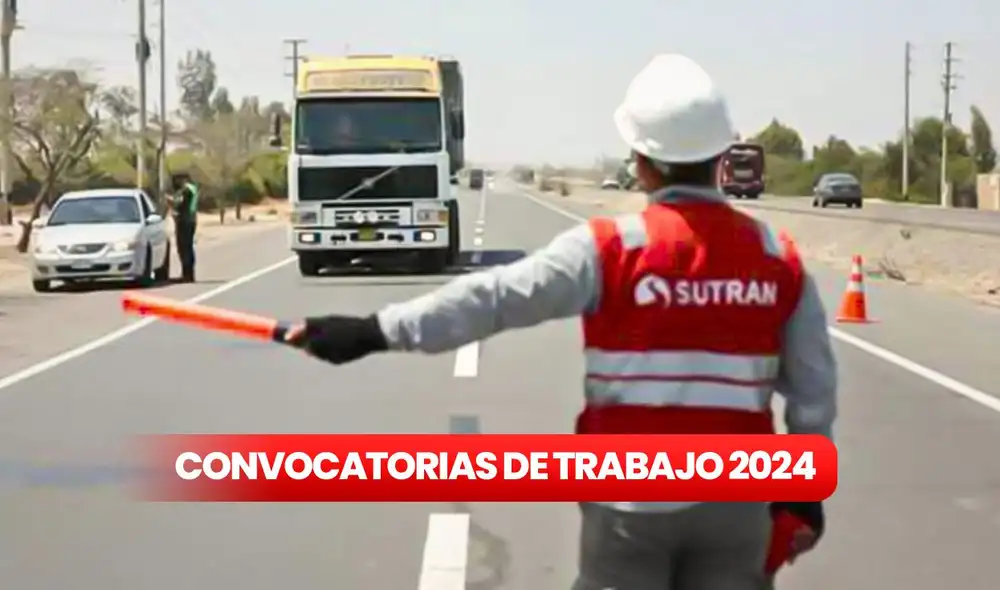 Sutran abre convocatoria de trabajo en Lima, Arequipa y Junín. Foto: MTC