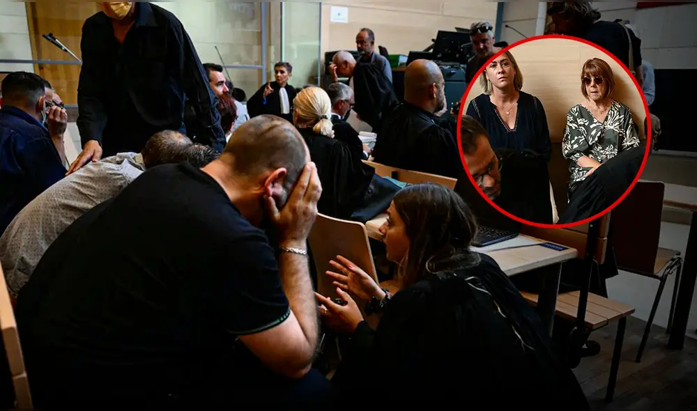 Francia en conmoción tras caso de abuso a esposa. Foto: composición LR/ AFP Francia en conmoción tras caso de abuso a esposa. Foto: composición LR/ AFP