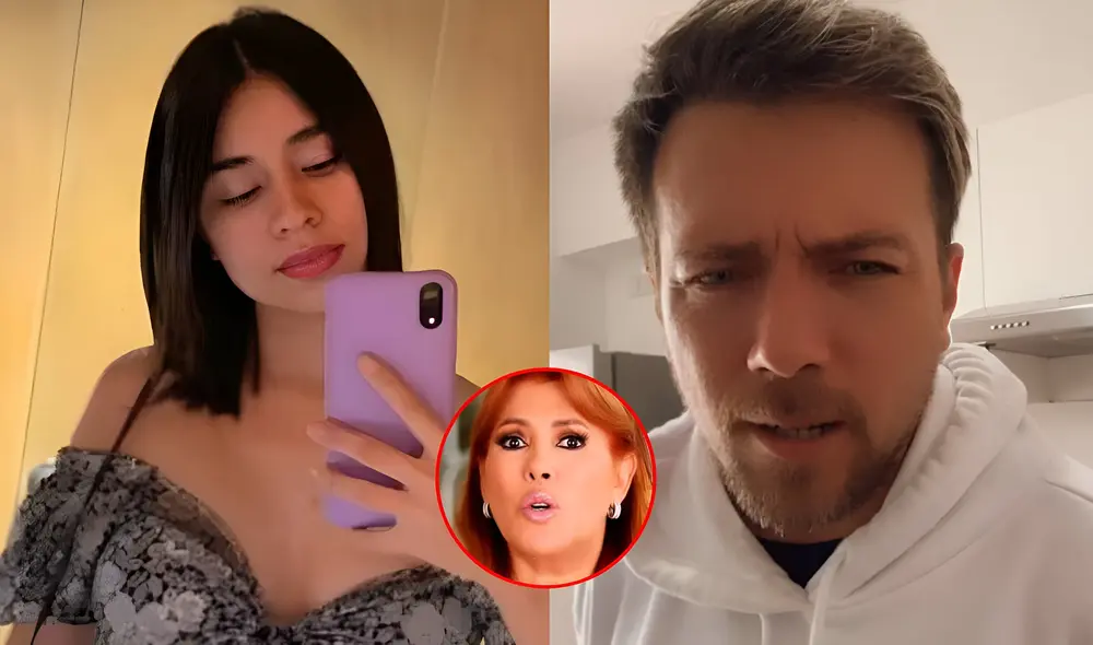 Magaly Medina acusó a Julián Zucchi de manipular a su pareja Priscila Mateo. Foto: composición LR/Instagram/América TV