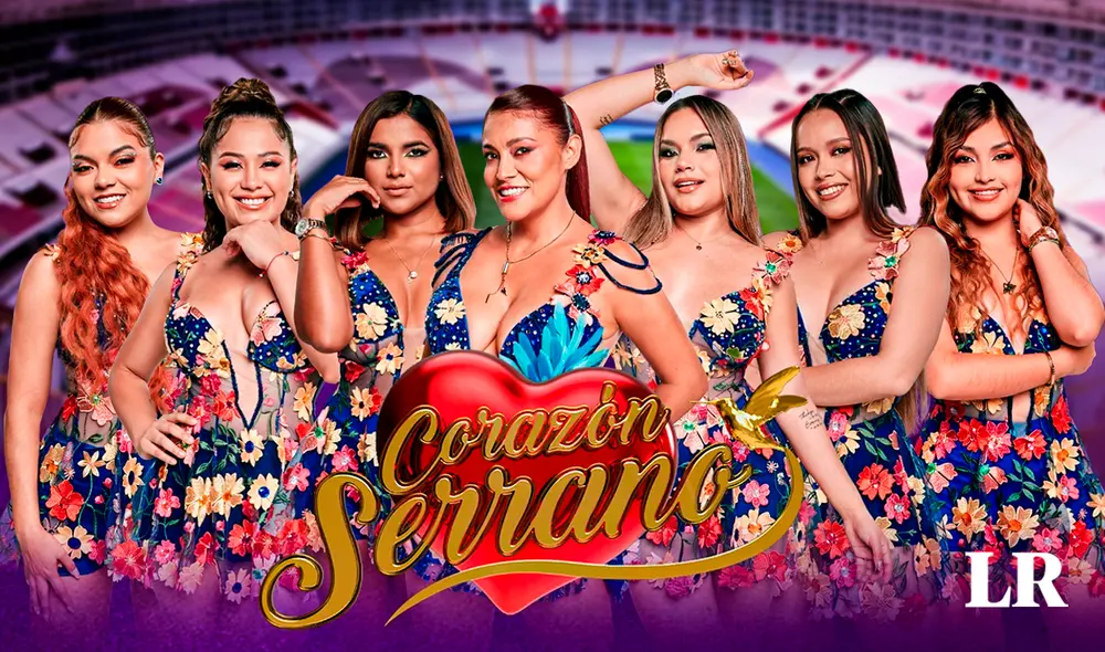 En una transmisión en vivo, el líder de Corazón Serrano confirmó el próximo concierto de Corazón Serrano en el Estadio Nacional. Foto: composición Jazmin Ceras/LR/Corazón Serrano/TV Perú