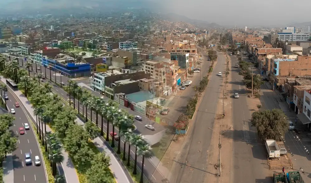 El proyecto de la Municipalidad de Lima promete remodelar la avenida Metropolitana en Comas. Foto: Andina El proyecto de la Municipalidad de Lima promete remodelar la avenida Metropolitana en Comas. Foto: Andina