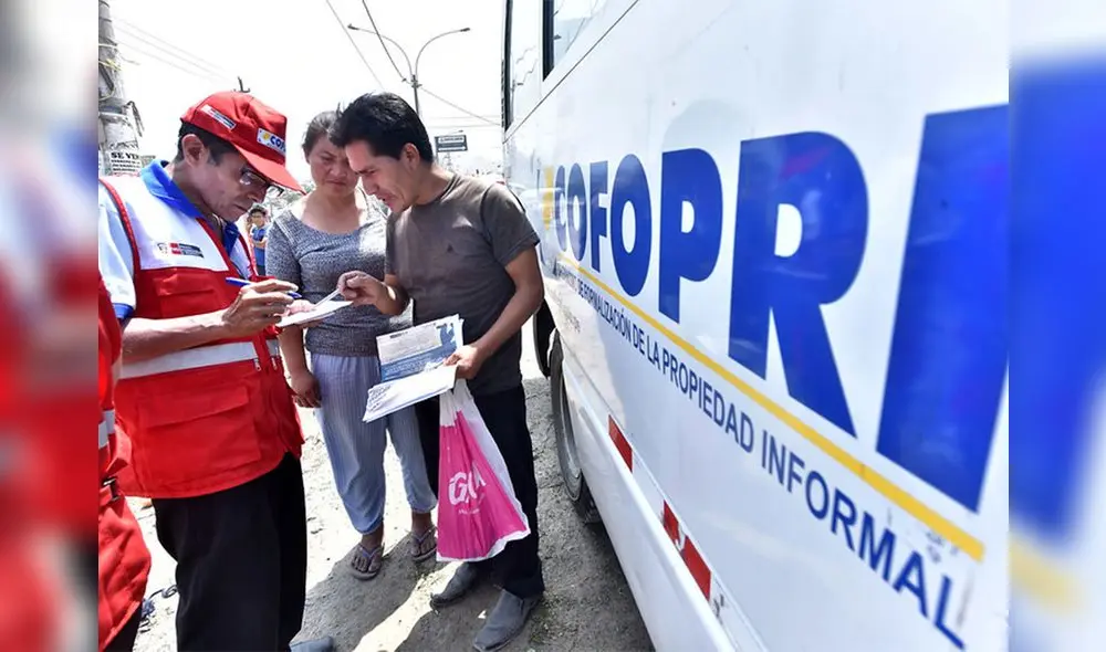 Cofopri empadronará títulos de propiedad gratis durante todo septiembre. Foto: Andina. Cofopri empadronará títulos de propiedad gratis durante todo septiembre. Foto: Andina.
