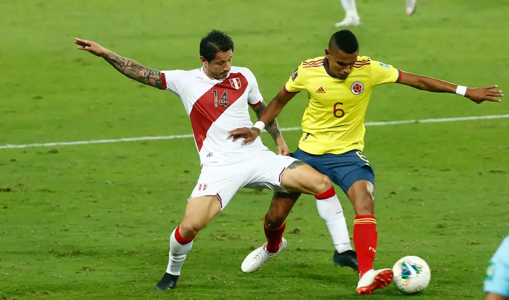 La selección peruana cayó 3-0 ante Colombia en Lima en las Eliminatorias Qatar 2022. Foto: GLR