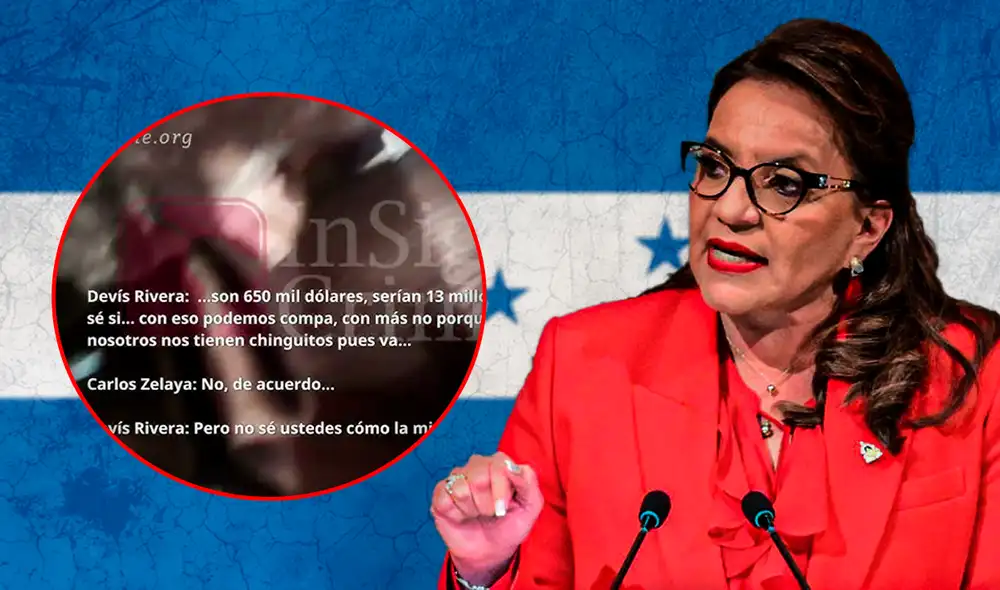 Con la publicación de este video, la presidenta Castro enfrenta un desafío significativo en su mandato. Foto: composición LR/Insight Crime/AFP
