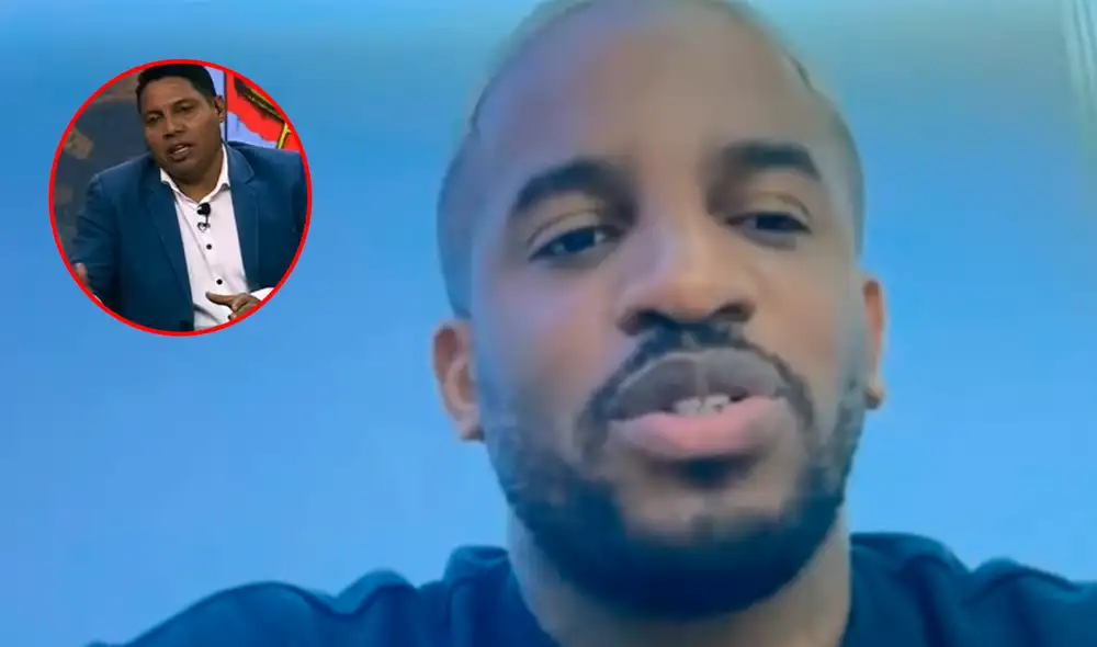 Jefferson Farfán interrumpió el debate de los periodistas colombianos para sacar cara por el Perú. Foto: composición LR/captura de 'F90'