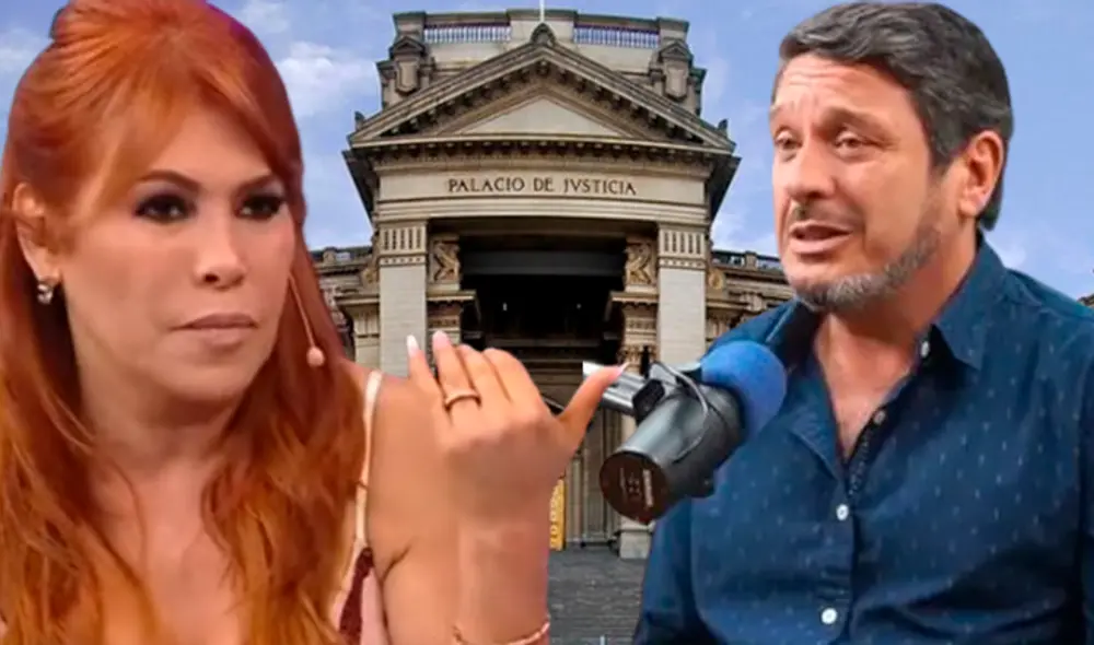 Magaly Medina se pronuncia contra Poder Judicial. Foto: Composición LR/difusión/Magaly TV, la firme