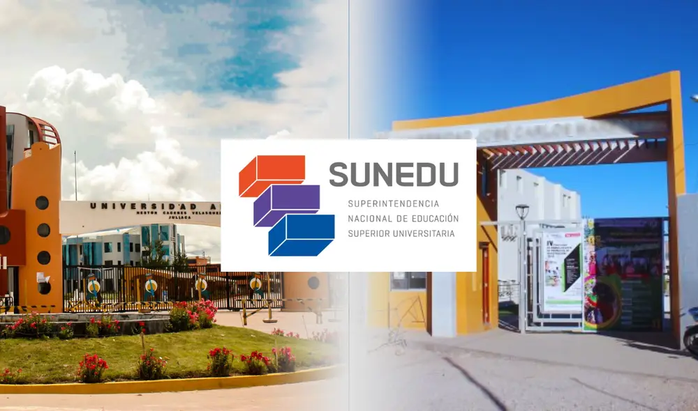 Estas tres universidad son privadas y no cumplen con los estándares solicitados por Sunedu. Foto: composición LR/Sunedu