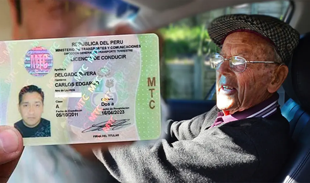 Adultos mayores pueden sacar su licencia de conducir, revisa en qué casos. Foto: Composición LR/Andina.