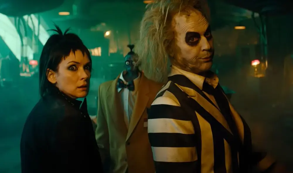 'Beetlejuice 2': la película más vista del momento. Foto: Warner Bros