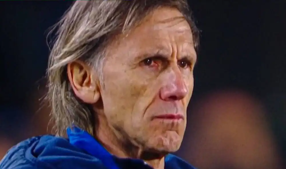 Ricardo Gareca ha dirigido su séptimo partido al mando de Chile. Foto: captura de Movistar