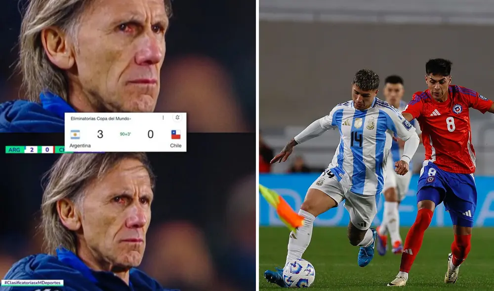 El Estadio Monumental de Núñez en Buenos Aires fue testigo de una contundente victoria de la selección argentina sobre Chile. Foto: composición LR/X/Diario Uno El Estadio Monumental de Núñez en Buenos Aires fue testigo de una contundente victoria de la selección argentina sobre Chile. Foto: composición LR/X/Diario Uno