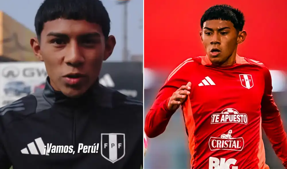 Maxloren Castro el jugador más joven de la selección peruana. Foto: difusión