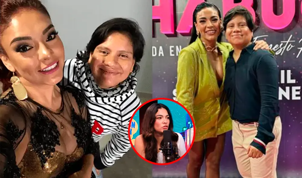 Miluska Jácome es la productora de Ernesto Pimentel, quien a la vez es la madre de su hijo. Foto: Composición LR/Instagram Cielo Torres/YouTube.
