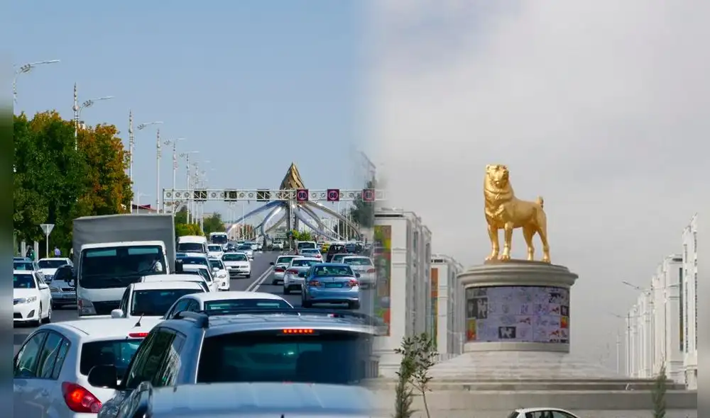 Este es el país más extraño del mundo: adoran a los perros y solo permiten autos blancos. Foto: composición LR / VYACHESLAV SARKISYAN / Reuters / Mingon Travels
