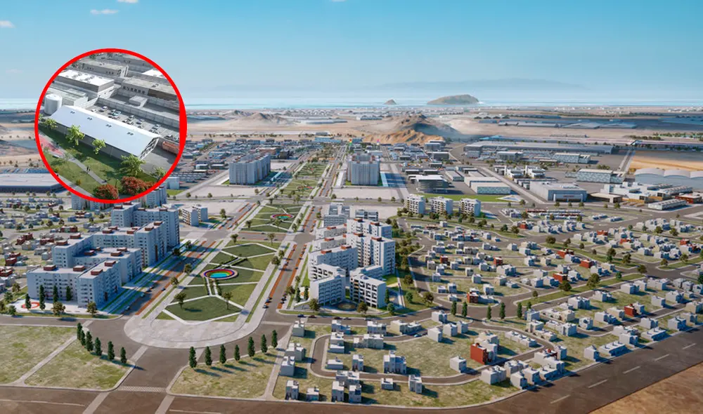 La macrópolis Nova Lurín integra zonas residenciales, comerciales e industriales. Foto: Grupo Romero