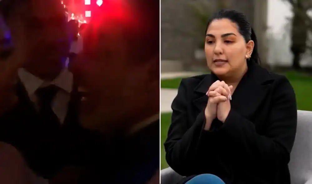 Ana Siucho sí coincidió con Andrés Hurtado en su matrimonio. Foto: Composición LR/Captura/TikTok/Captura/Willax