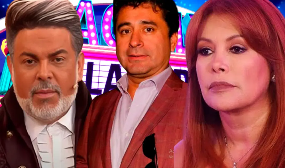 Magaly Medina ha tenido en su programa a Andrés Hurtado en anteriores oportunidades. Foto: Composición LR/ATV/Panamericana.