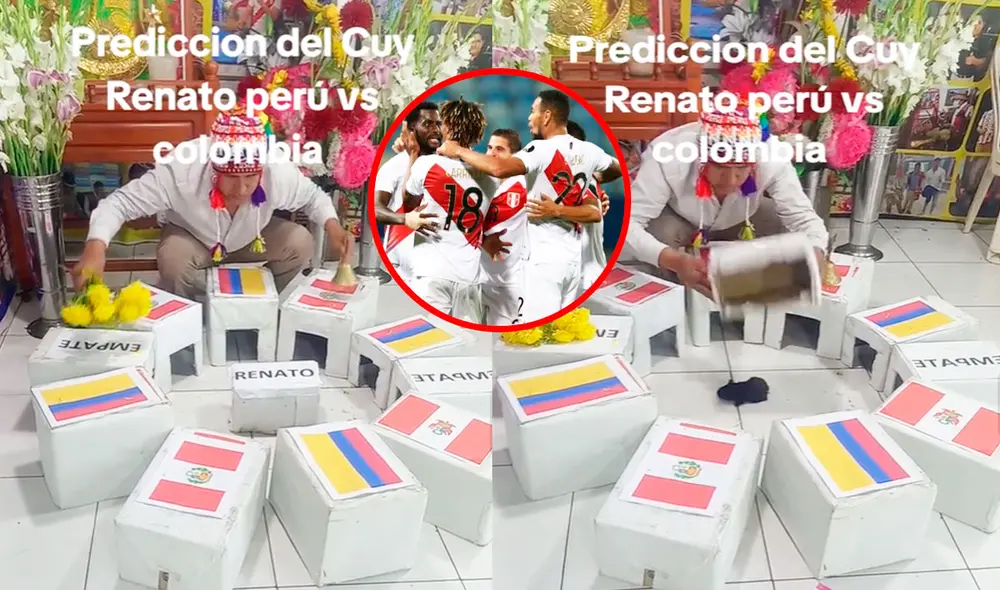 Hinchas peruanos esperan que la selección nacional gane a Colombia para seguir sumando puntos a la Bicolor. Foto: composición LR/TikTok Hinchas peruanos esperan que la selección nacional gane a Colombia para seguir sumando puntos a la Bicolor. Foto: composición LR/TikTok