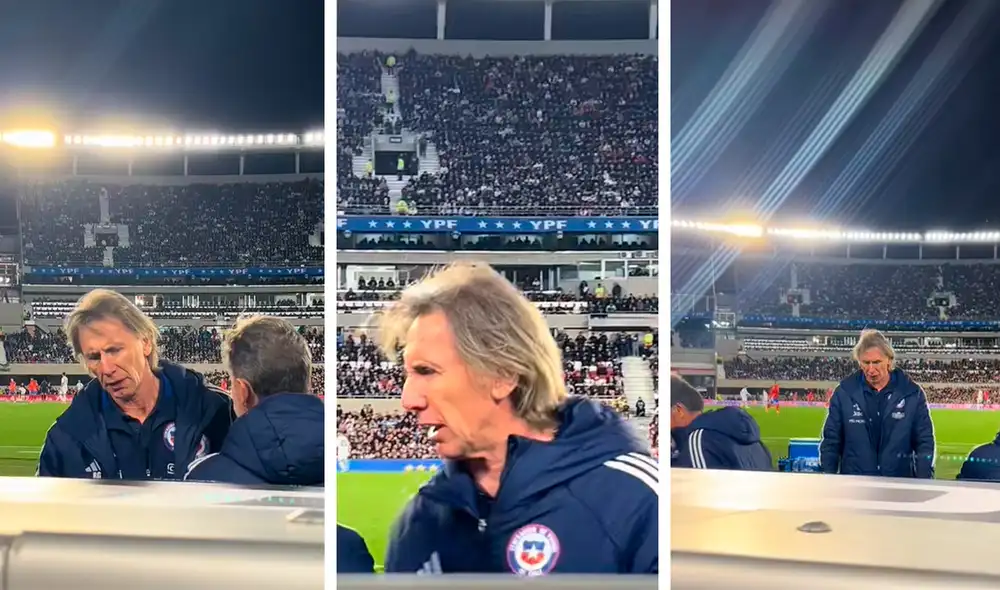 Ricardo Gareca aún no consigue una victoria en un partido oficial con Chile. Foto: composición LR/captura de Malena Marrero Ricardo Gareca aún no consigue una victoria en un partido oficial con Chile. Foto: composición LR/captura de Malena Marrero