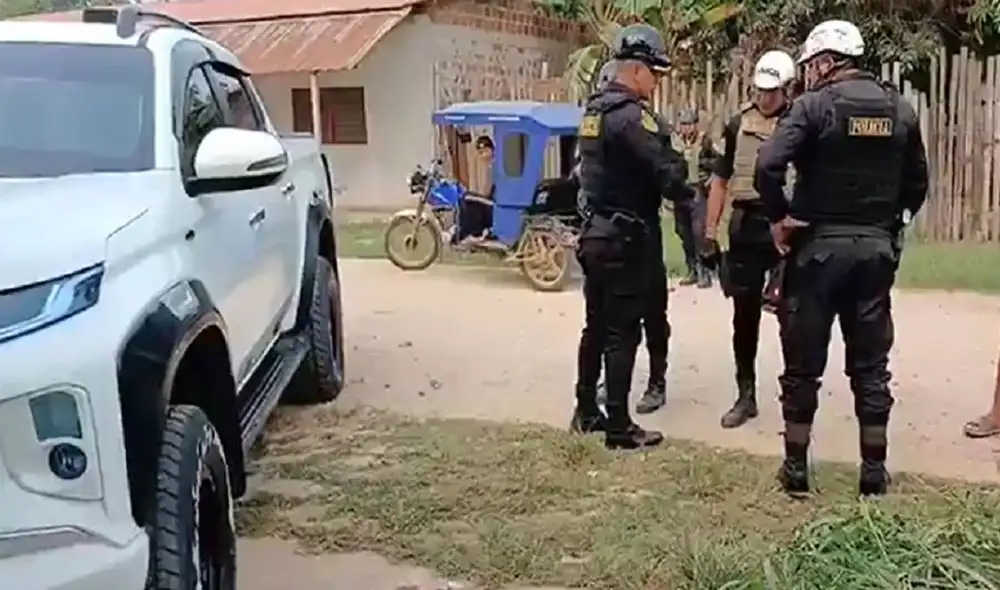 Policía allanó vivienda de integrantes de presunta banda criminal. Foto: La República