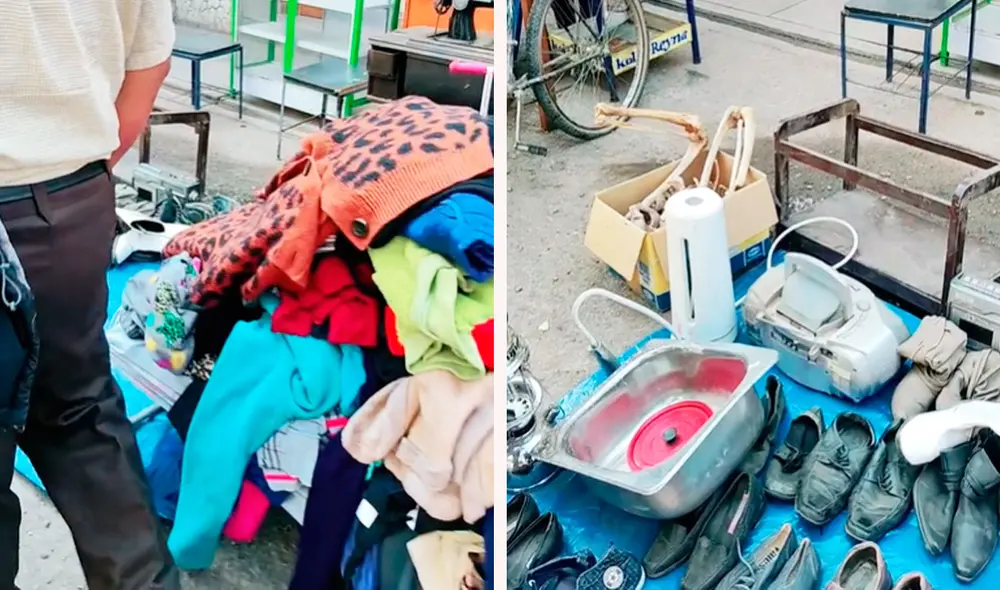 Lo que parecía ser un simple paseo por un mercado de objetos usados, se convirtió en todo un fenómeno en redes sociales. Foto: composición LR/TikTok