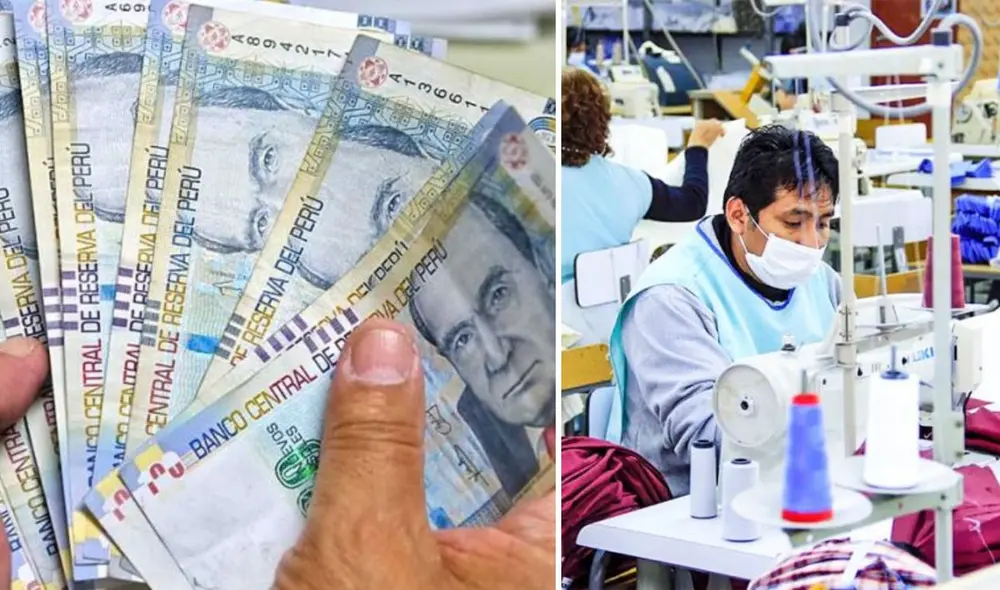 El último aumento del sueldo mínimo se dio en 2022. Foto: Andina/LR El último aumento del sueldo mínimo se dio en 2022. Foto: Andina/LR