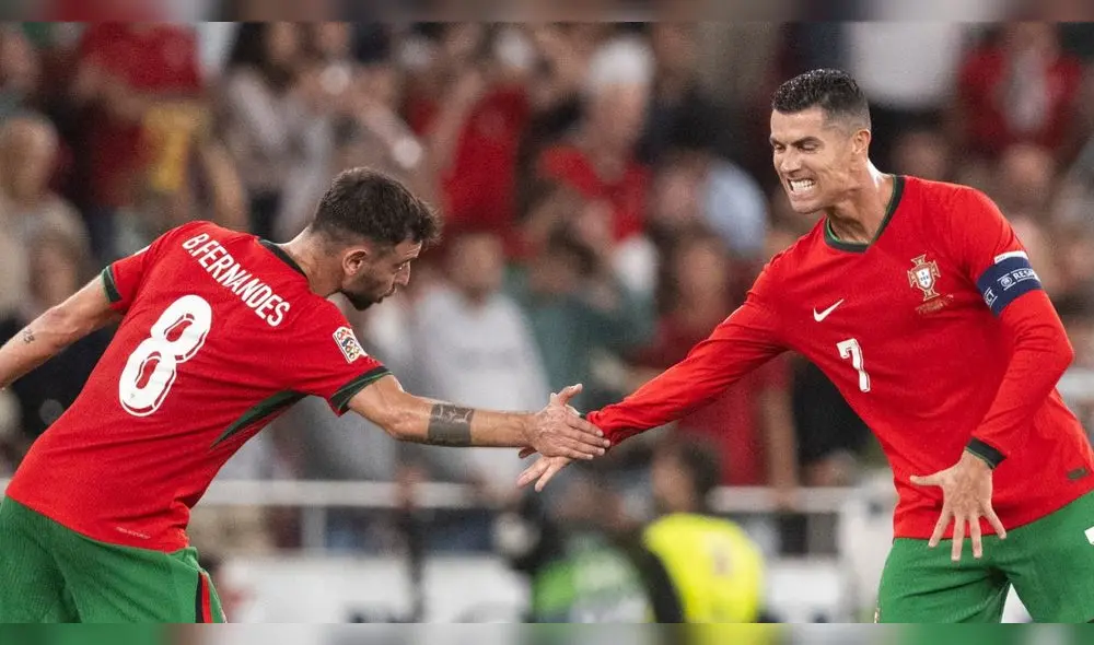 Cristiano Ronaldo le dio el triunfo a Portugal ante Escocia por la Nations League. Foto: AFP. Cristiano Ronaldo le dio el triunfo a Portugal ante Escocia por la Nations League. Foto: AFP.