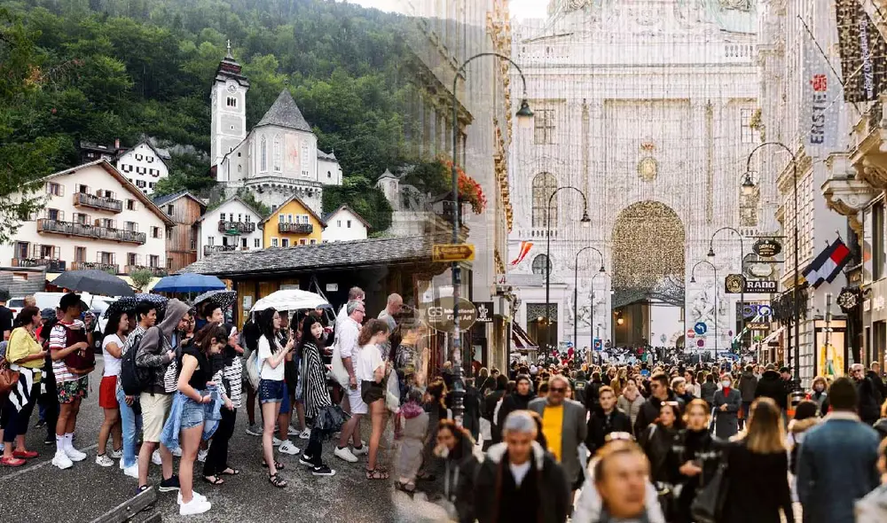 Este país se convierte en el destino turístico más superpoblado del mundo al recibir anualmente 32 millones de visitantes, tres veces su población de 8,9 millones. Foto: composición LR/The New York Times/Mirror