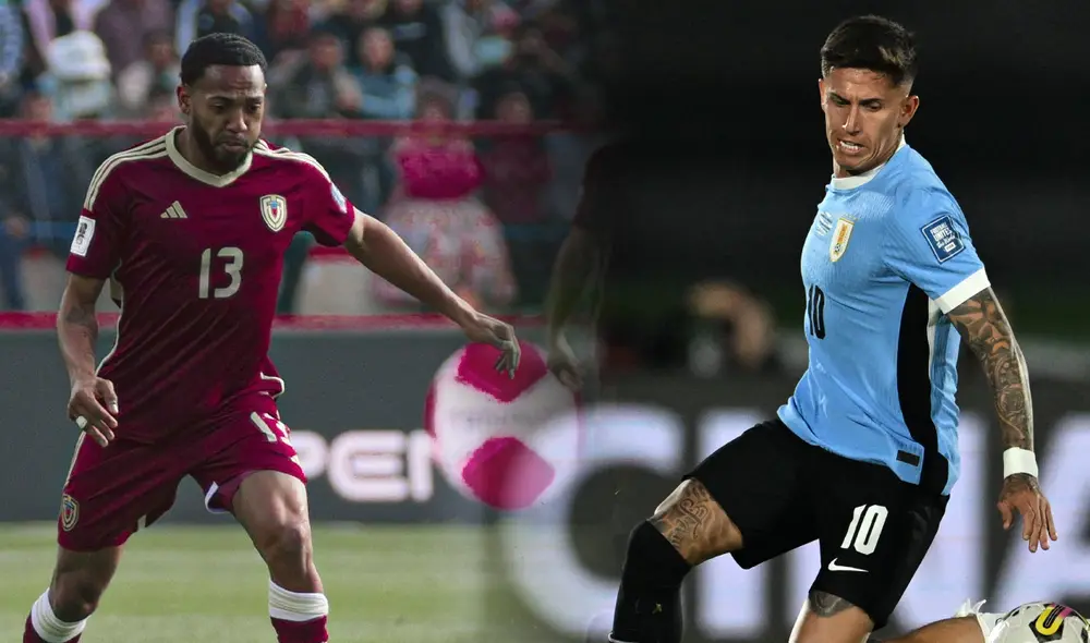 Uruguay visitará a Venezuela este martes 10 de setiembre. Foto: composición LR/AFP/Twitter Uruguay visitará a Venezuela este martes 10 de setiembre. Foto: composición LR/AFP/Twitter