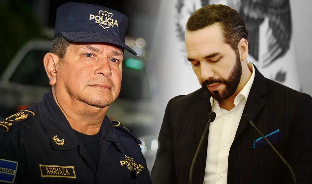 Arriaza Chicas, líder en la estrategia de seguridad de El Salvador, capturó más de 82,000 pandilleros en el contexto del Régimen de Excepción en El Salvador. Foto: composición LR/AFP/El Salvador.com