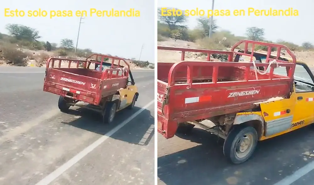 El video generó comentarios sobre seguridad vial y las regulaciones para los vehículos modificados en el país. Foto: composición LR/TikTok