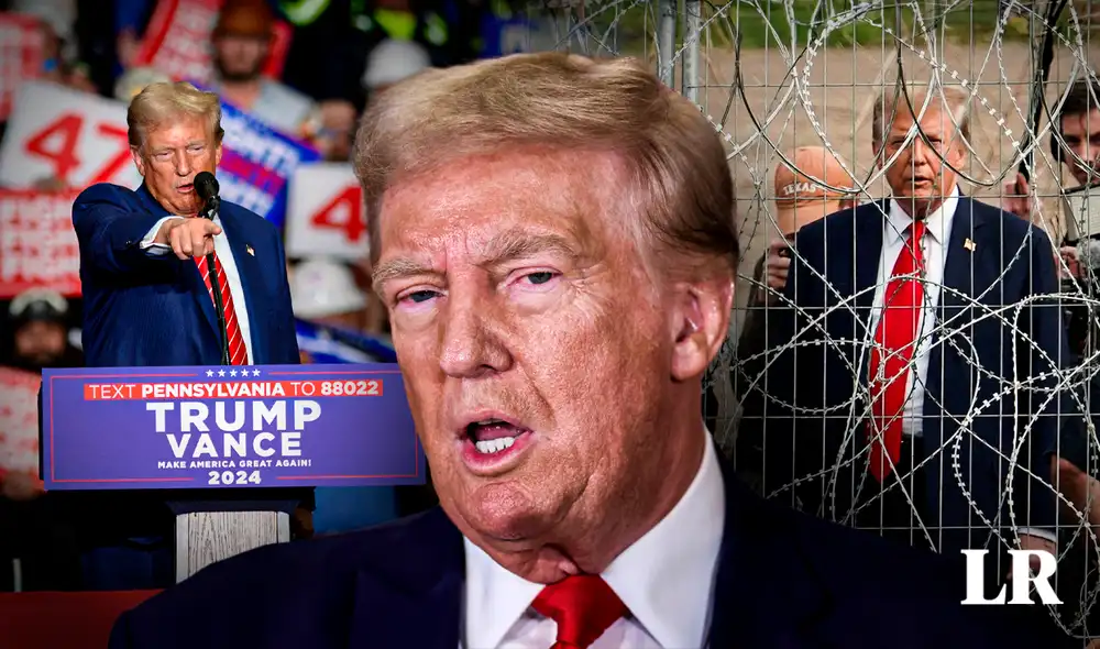 Donald Trump se lanzó a la presidencia de Estados Unidos en 2016 con el lema "Make America Great Again" y se convirtió en el 45º presidente. Ahora busca su reelección. Foto: composición de Jazmin Ceras/La República/AFP