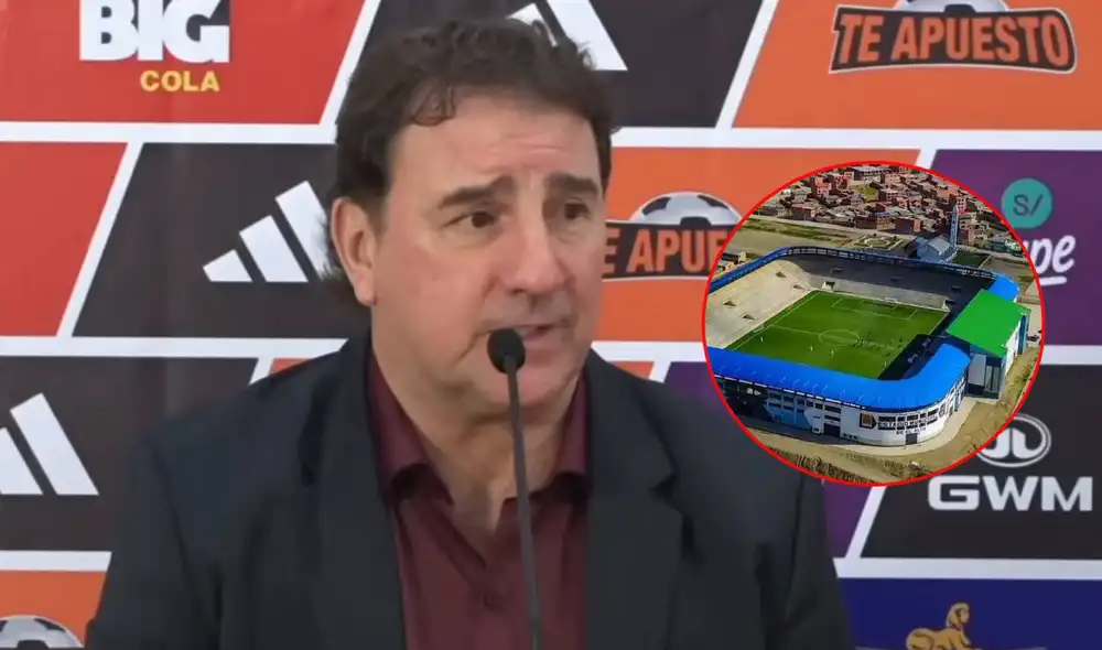 Néstor Lorenzo dirigió a Melgar en la Liga 1 Te Apuesto. Foto: composición LR/captura de YouTube/FCF/X