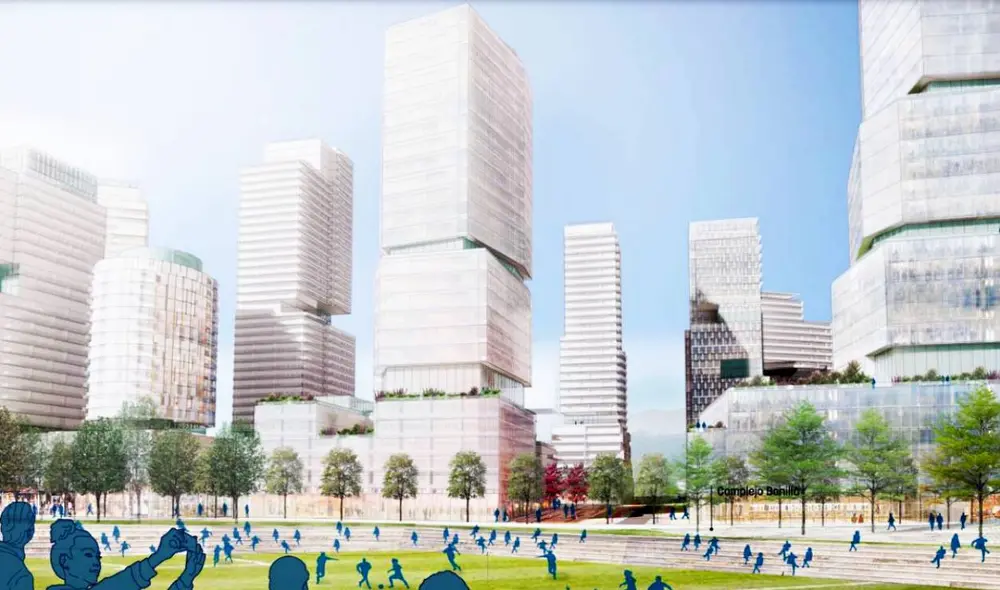 El ambicioso megaproyecto está ubicado en un terreno estratégico que pertenece al antiguo cuartel San MartínMiraflores. Foto: Plan específico Espacio Lima