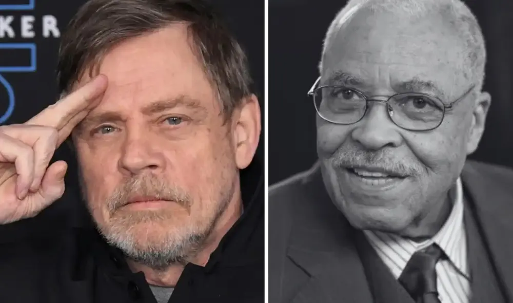 Mark Hamill se despide James Earl Jones. Foto: composición LR/ Variety