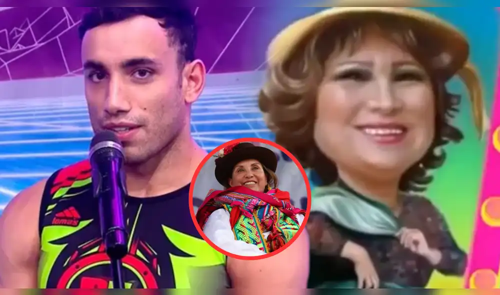 Said Palao compara a la mandataria con una conocida cantante de folclore. Foto: Composición LR/TV Perú/América TV/Amor y fuego