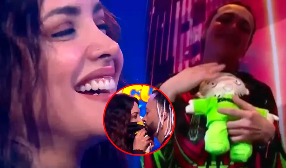 Zumba y Rosangela Espinoza se mostraron cercanos en 'Esto es guerra'. Foto: Composición LR/Captura/América TV