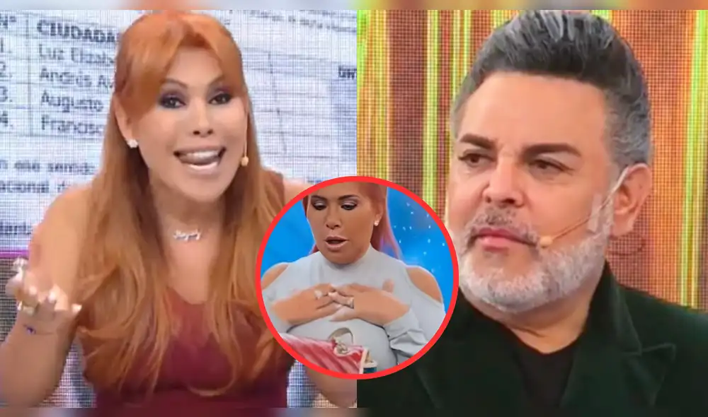 Magaly Medina confesó qué sucedió con la cartera que le regaló el presentador Andrés Hurtado. Foto: Composición LR/difusión/Magaly TV, la firme
