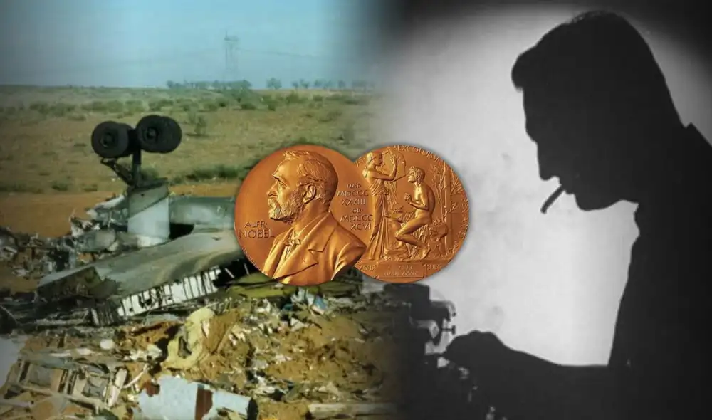 El otro sanmarquino, además de MVLL, que fue propuesto como candidato a Premio Nobel: falleció en un trágico accidente aéreo. Foto: composición LR / Comisión de Investigación de Accidentes e Incidentes de Aviación Civil de España / Cronopios El otro sanmarquino, además de MVLL, que fue propuesto como candidato a Premio Nobel: falleció en un trágico accidente aéreo. Foto: composición LR / Comisión de Investigación de Accidentes e Incidentes de Aviación Civil de España / Cronopios