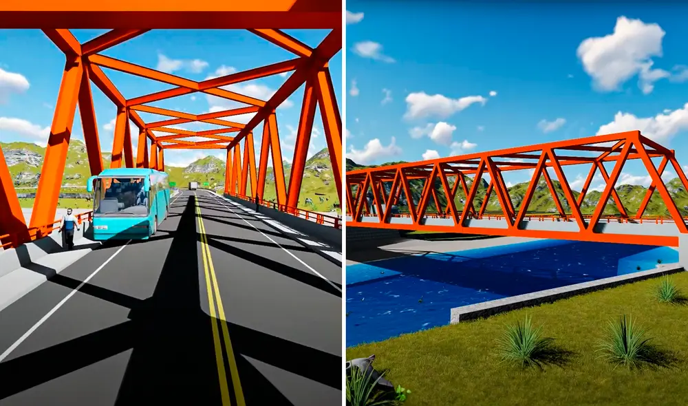 Nuevo puente del MTC cruzará el río Salado en Cusco. Foto: composición LR. Nuevo puente del MTC cruzará el río Salado en Cusco. Foto: composición LR.