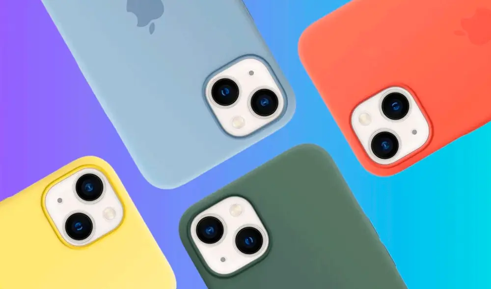 Las fundas originales del iPhone 15 están disponibles en varios colores. Foto: Apple