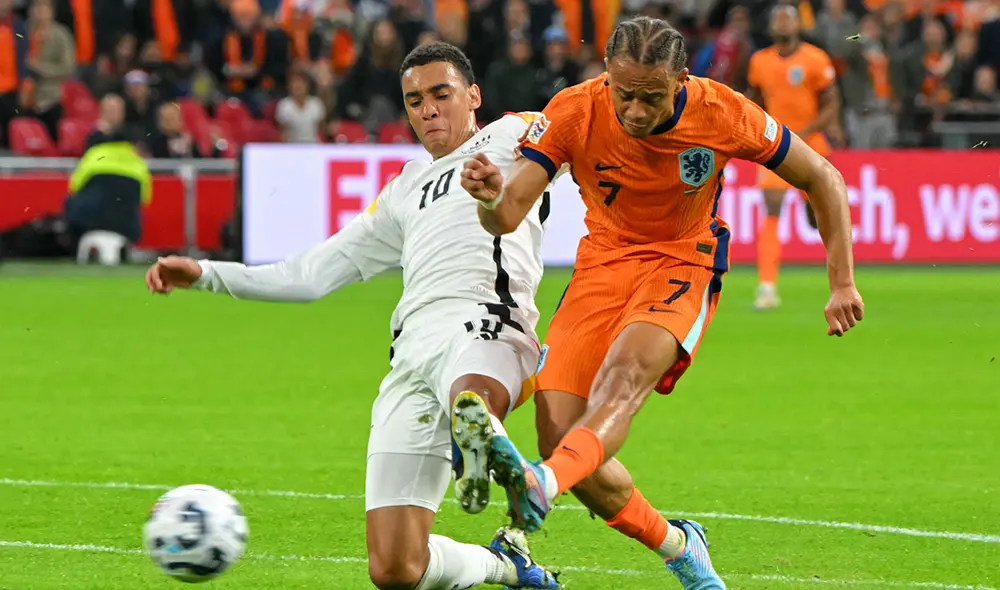 Países Bajos fue local en este partido ante Alemania. Foto: AFP Países Bajos fue local en este partido ante Alemania. Foto: AFP